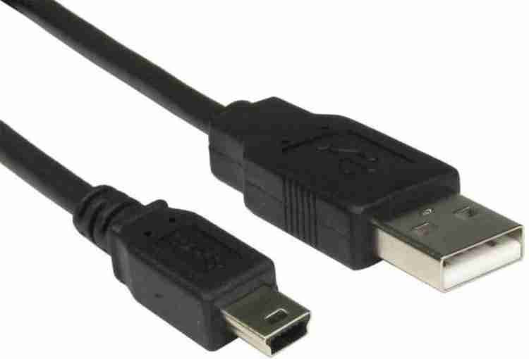 Cable Mini USB 5 pines a 2 USB para Disco Duro Externo