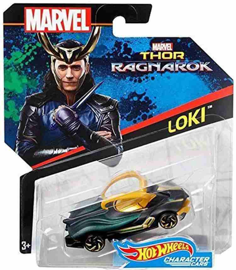HOT WHEELS Marvel Character Car Loki Thor Ragnarok Die