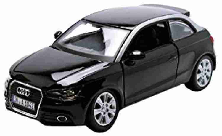 Diecast model cars Audi A1 1/24 Burago black/grey 