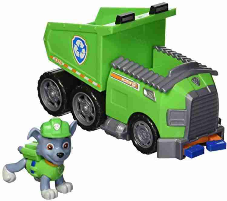 Paw patrol rocky dump hot sale truck