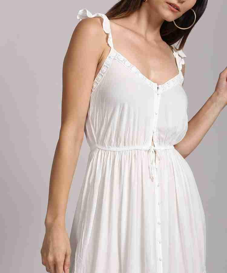 FOREVER 21 Women Maxi White Dress Buy CREAM FOREVER 21 Women