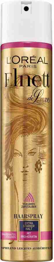 L'Oréal Paris Elnett de Luxe - Haarspray Extra Starker Halt/Dauerhaftes  Volumen 400 ml Hair Spray - Price in India, Buy L'Oréal Paris Elnett de  Luxe - Haarspray Extra Starker Halt/Dauerhaftes Volumen 400