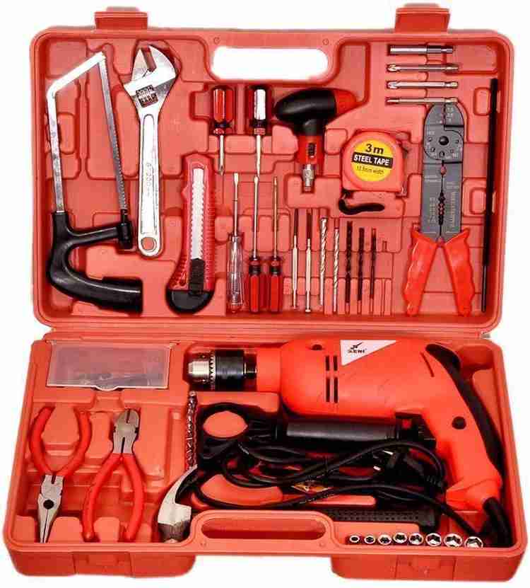 Agni 13MM Powerful Impact Drill Machine 500 Watt With 105 Pcs of