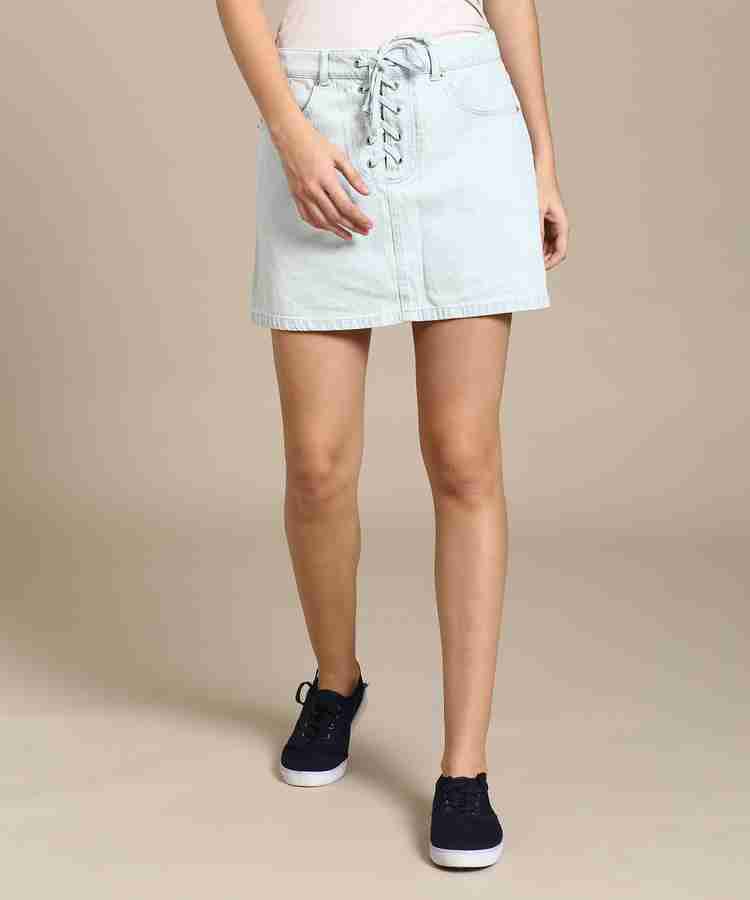Light blue skirt forever 21 shop