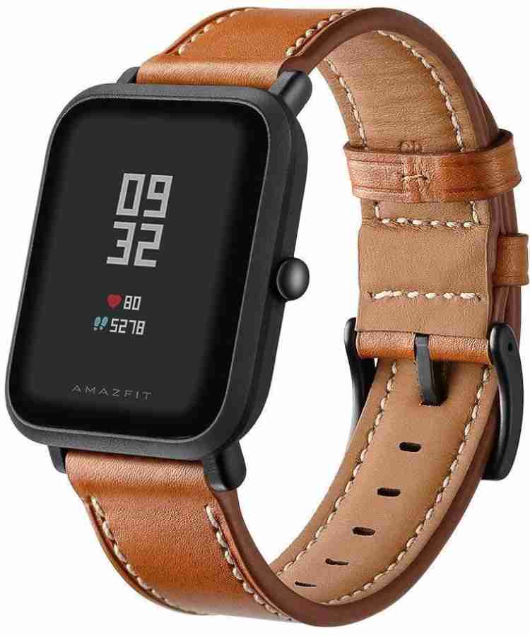 Amazfit bip shop leather strap