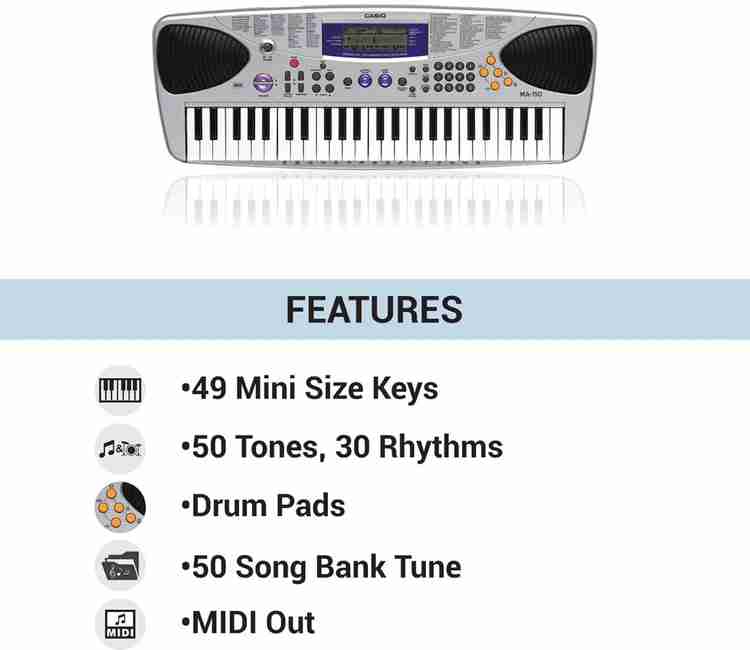 Casio m150 keyboard price best sale