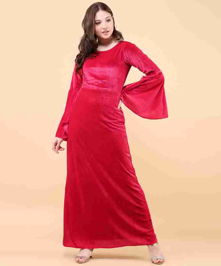 ATHENA Women Maxi Pink Dress Buy ATHENA Women Maxi Pink Dress Online at Best Prices in India Flipkart