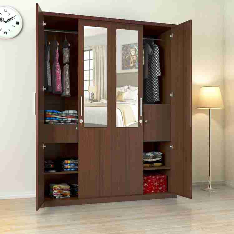 Wooden almirah store on flipkart