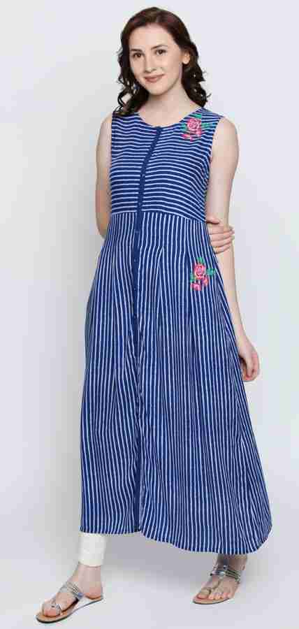 FBB ATEESA Women A line Blue Dress Buy FBB ATEESA Women A line Blue Dress Online at Best Prices in India Flipkart