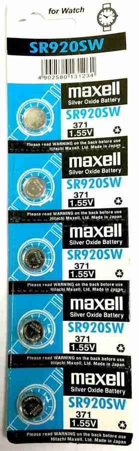 Button cell 371 2025