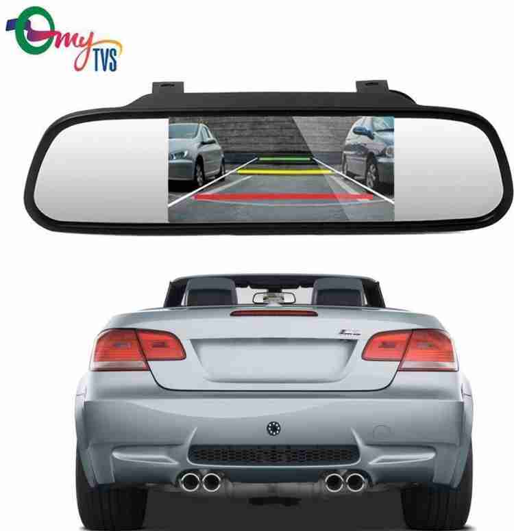 MYTVS TRV 37 4.3 Inches Car Rear View Mirror Reverse Camera with