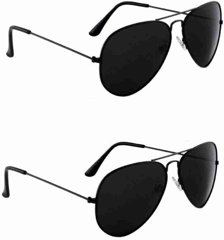 Buy Like For Boys Aviator Round Sunglasses Black Black For Boys