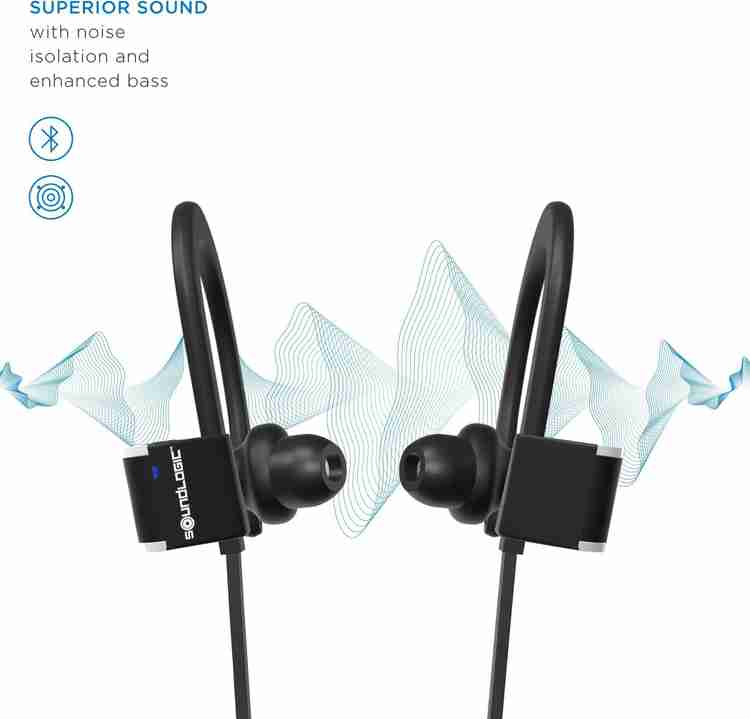 SoundLOGIC Voice Assistant Wireless Sport Earbuds Bluetooth