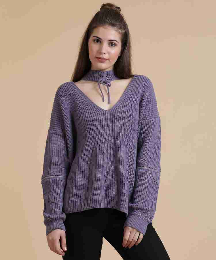 FOREVER 21 Solid V Neck Casual Women Purple Sweater Buy DUSTY LAVENDER FOREVER 21 Solid V Neck Casual Women Purple Sweater Online at Best Prices in India Flipkart
