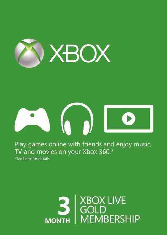 Argos xbox live gold 3 months store
