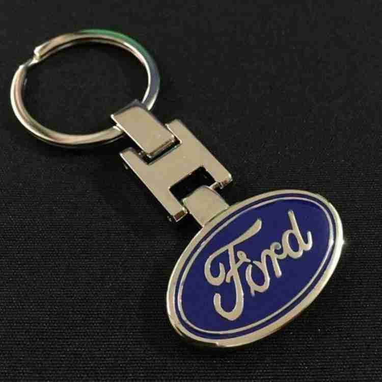 Jakha Zinc Alloy Car Logo Keychain for Ford Focus Keyring Chaveiro