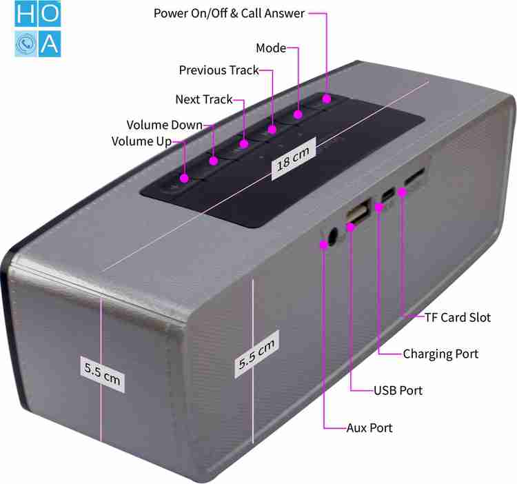 Buy House Of HoA Accessories S2025 Mini Bluetooth Speaker 3 W