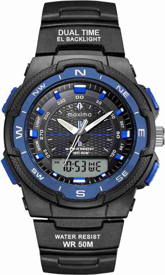 MAXIMA Analog Digital Watch For Men Buy MAXIMA Analog Digital Watch For Men 52090PPAN Online at Best Prices in India Flipkart