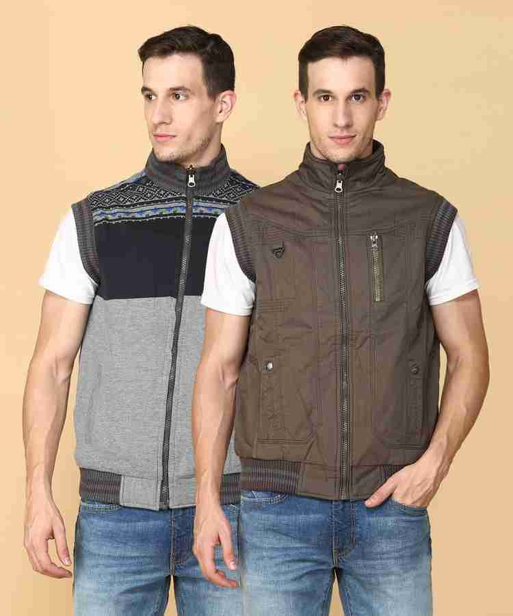 Fort Collins Sleeveless Self Design Men Jacket Buy Fort Collins