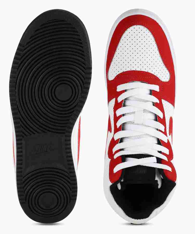 Nike court borough red and white outlet