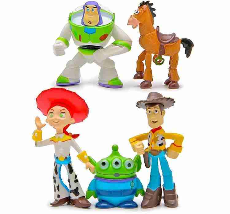 Toy Mela Toy Story 5 Pcs. Set Sheriff Woody Buzz Lightyear
