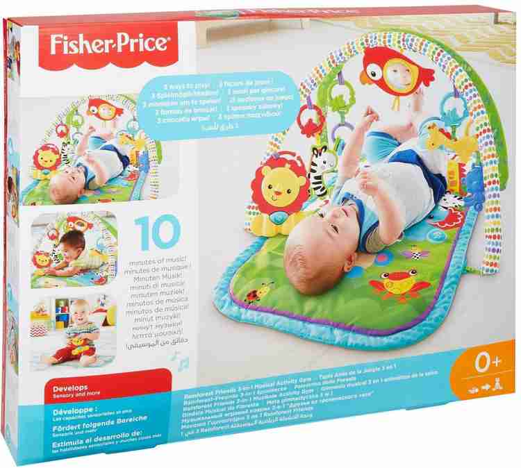 Fisher price rainforest friends 3 in 1 musical activity gym best sale