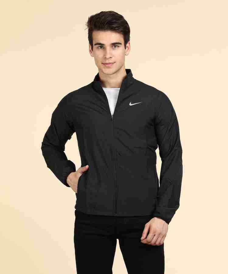 Nike full sleeve solid best sale men's jacket