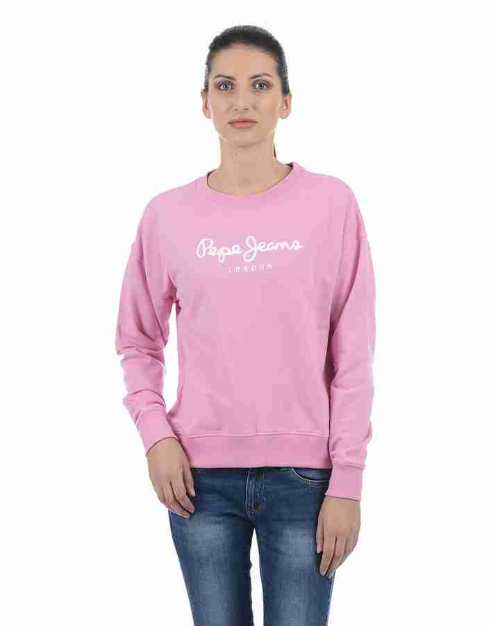 Pepe Jeans Full Sleeve Printed Women Sweatshirt Buy Pepe Jeans Full Sleeve Printed Women Sweatshirt Online at Best Prices in India Flipkart