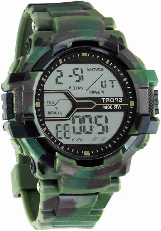 Standard Choice Digital Watch For Men Buy Standard Choice Digital Watch For Men Army Green Watch For Boys Online at Best Prices in India Flipkart