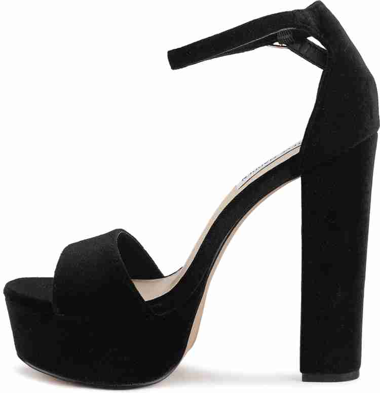 STEVE MADDEN Women Black Heels Buy BLACK Color STEVE MADDEN