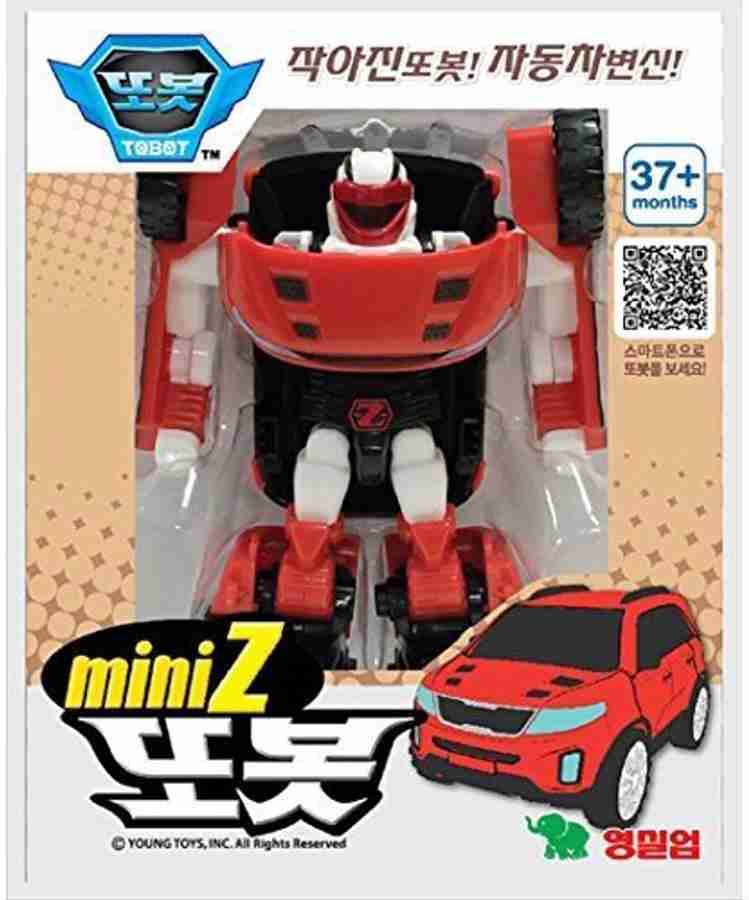 YOUNG TOYS Tobot Mini Z Tobot Toy Transforming Robot Car