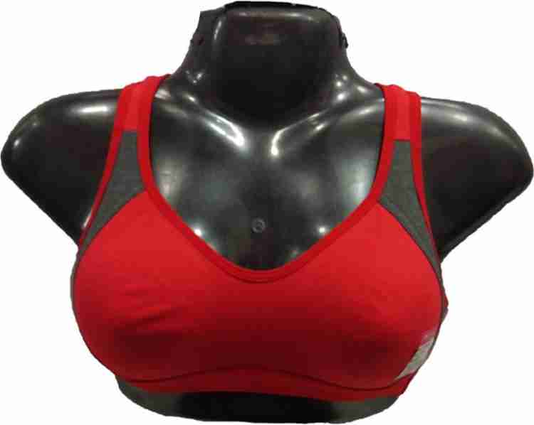 Buy Kalyani Non Padded Cotton Sports Bra - Black Online at Low Prices in  India 