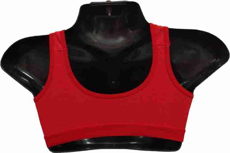 Buy Dhanvi Plain Sports Bra Women Sports Non Padded Bra (Black) Online at  Best Prices in India - JioMart.