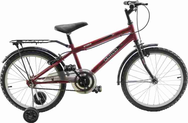 Kross Storm 20T Single Speed Kids Bike Red 20 T Recreation Cycle