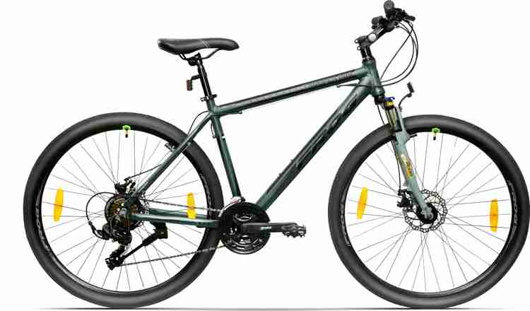 Frog Trooper Front Suspension Dual Disc Brake Bike For Adults Grey Black 700C T Mountain Cycle Price in India Buy Frog Trooper Front Suspension Dual Disc Brake Bike For Adults
