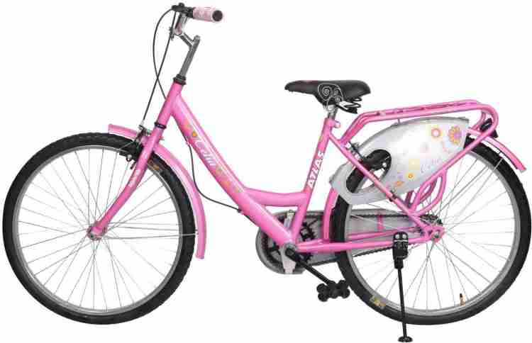 ATLAS Celia Unisex Bike Teens Pink Silver 24 T Girls Cycle Womens Cycle Price in India Buy ATLAS Celia Unisex Bike Teens Pink Silver 24 T Girls Cycle Womens Cycle online at Flipkart