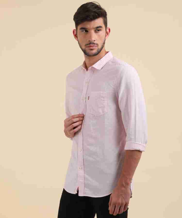 Levi pink deals shirt