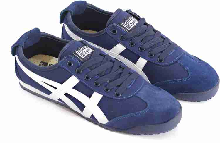 Tiger store blue shoes