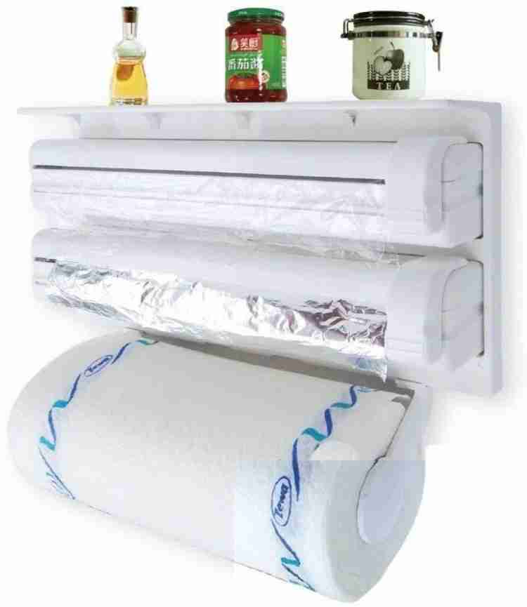Holiday 3 in 1 Kitchen Triple Paper Dispenser Holder Paper Foil