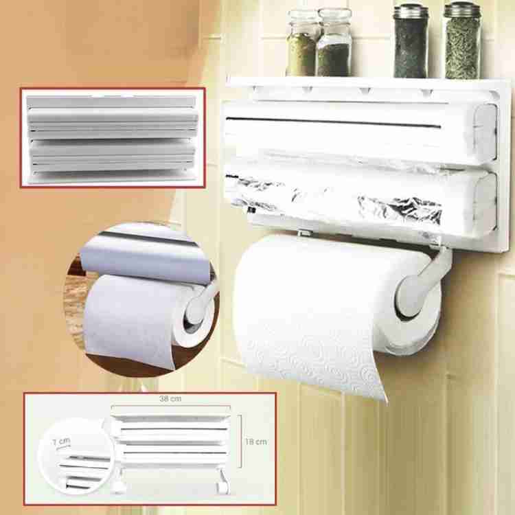Holiday 3 in 1 Kitchen Triple Paper Dispenser Holder Paper Foil