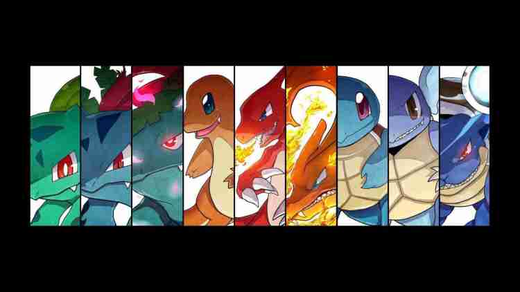 bulbasaur ivysaur venusaur charmander charmeleon charizard