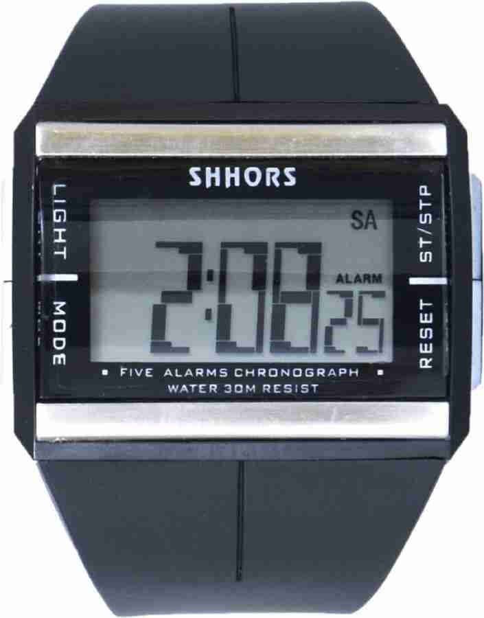 SHHORS Smart Digital and fit to wrist in elegant design watches with small Rectangular Dial Digital Watch For Boys Girls