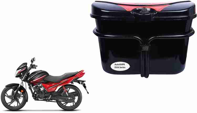 AutoVHPR Luggage Box Black Plastic Motorbike Saddlebag Price in India Buy AutoVHPR Luggage Box Black Plastic Motorbike Saddlebag online at Flipkart