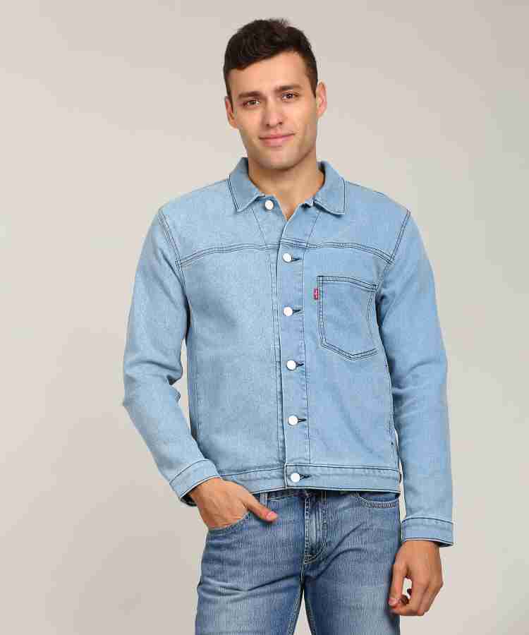 Levi's full sleeve solid men's jacket best sale