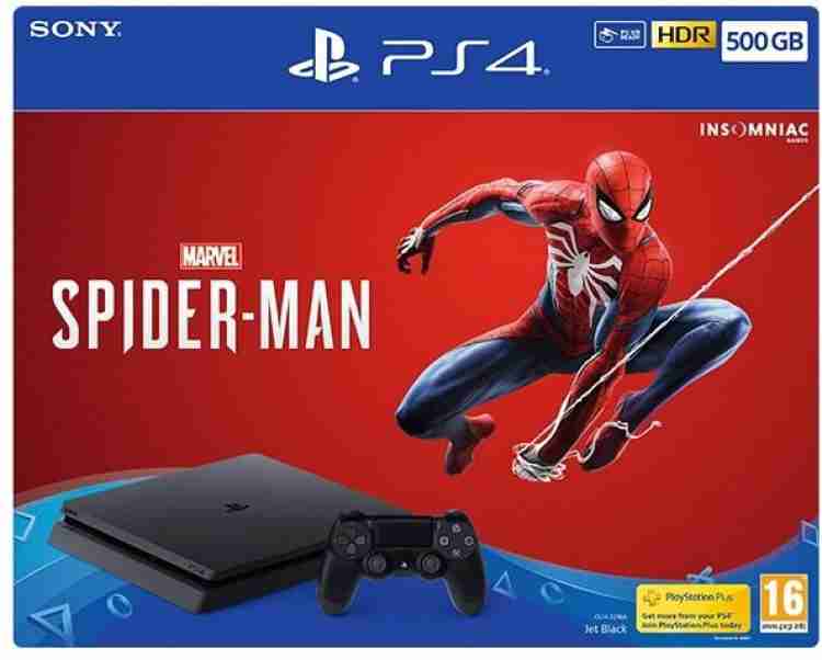 SONY PlayStation 4 500 GB GB with Spider Man Price in India - Buy