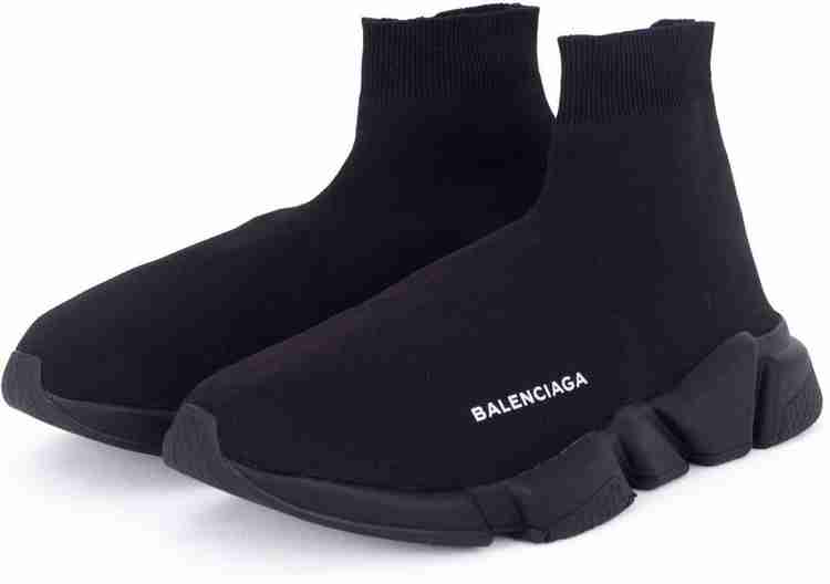 Balenciaga all black clearance sock