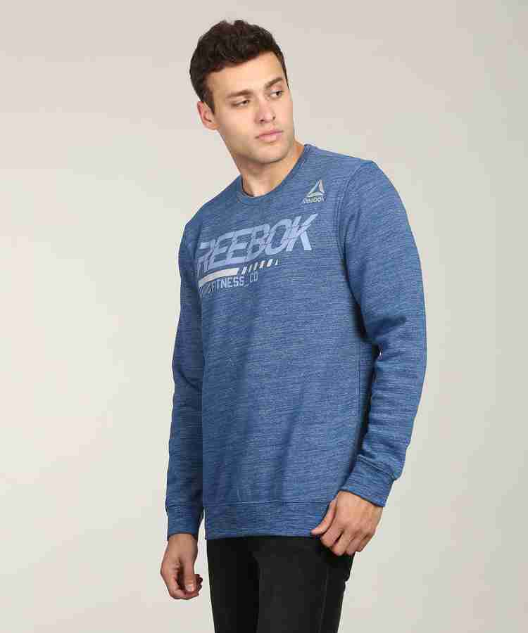 Reebok full sleeve printed men's sweatshirt outlet