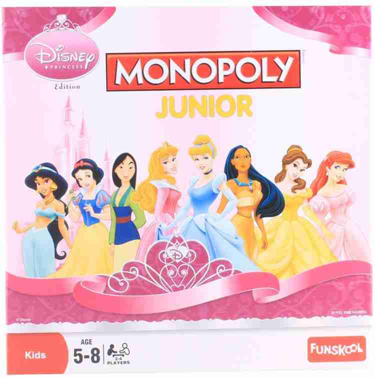 FUNSKOOL Disney Princess Monopoly Junior Party Fun Games