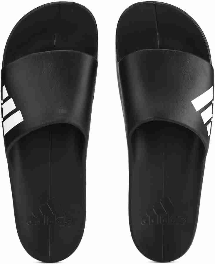 Adidas mens hot sale cloudfoam slides