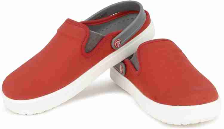 CROCS CitiLane Canvas Clog Men Clogs Buy Red Color CROCS CitiLane Canvas Clog Men Clogs Online at Best Price Shop Online for Footwears in India Flipkart